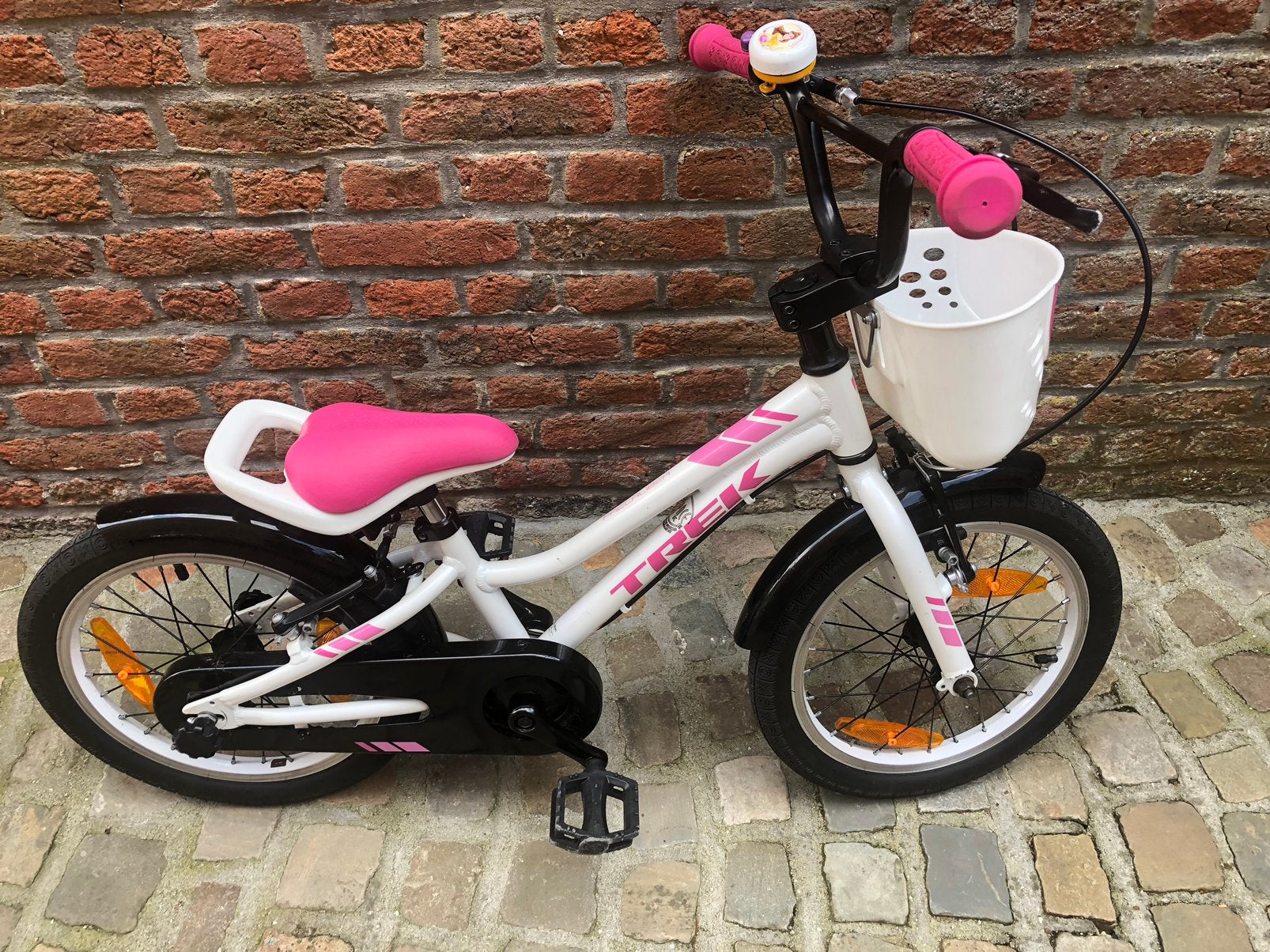 Velo fille 16 pouves Trek, Vélos & Vélomoteurs, Enlèvement, Comme neuf, Frein sur jante, 16 à 20 pouces