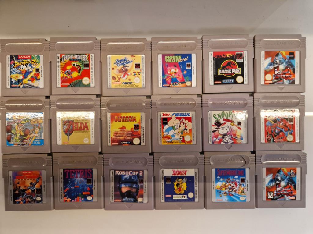 18 game boy spelen, Ophalen