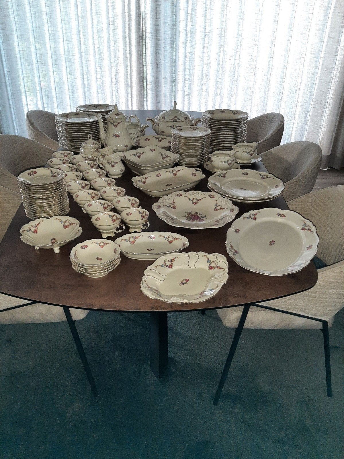 Bavaria Edelstein 125-delig eet- en koffieservies, Antiek en Kunst, Ophalen