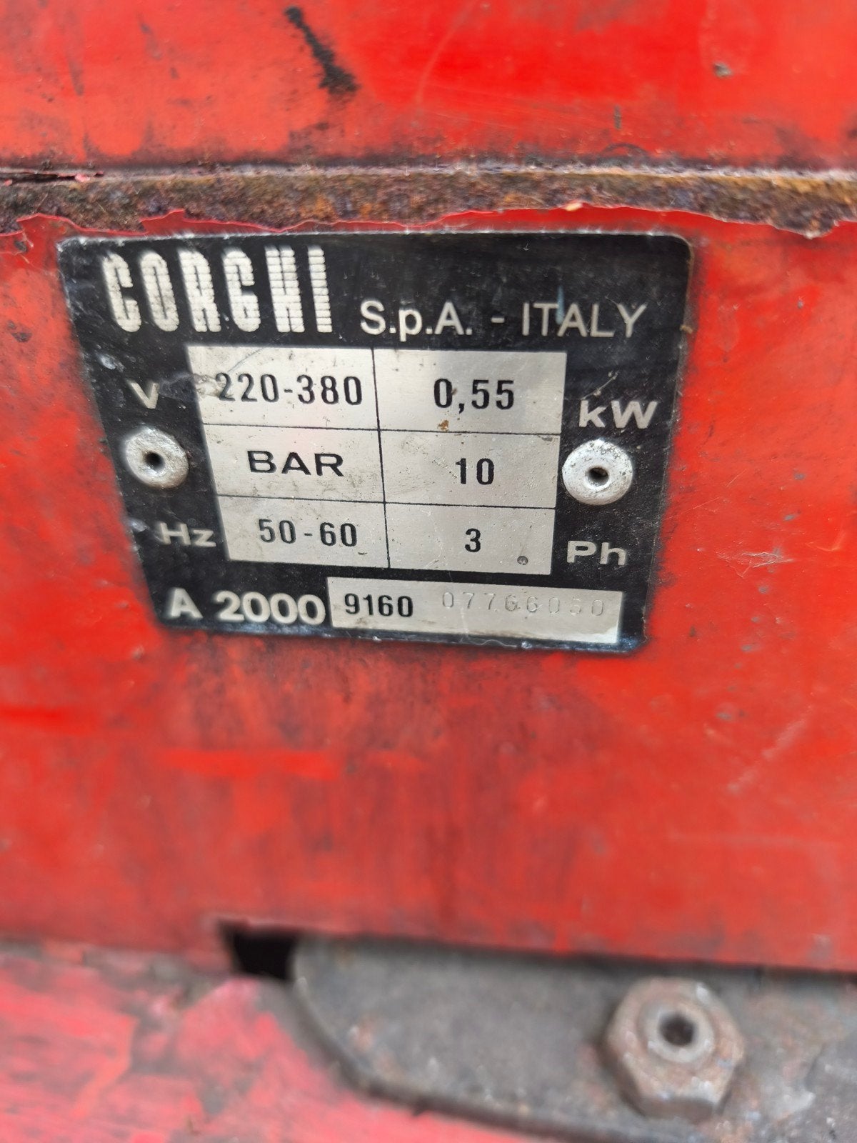 corghi 2000 bandenmachine, Ophalen, 16 inch
