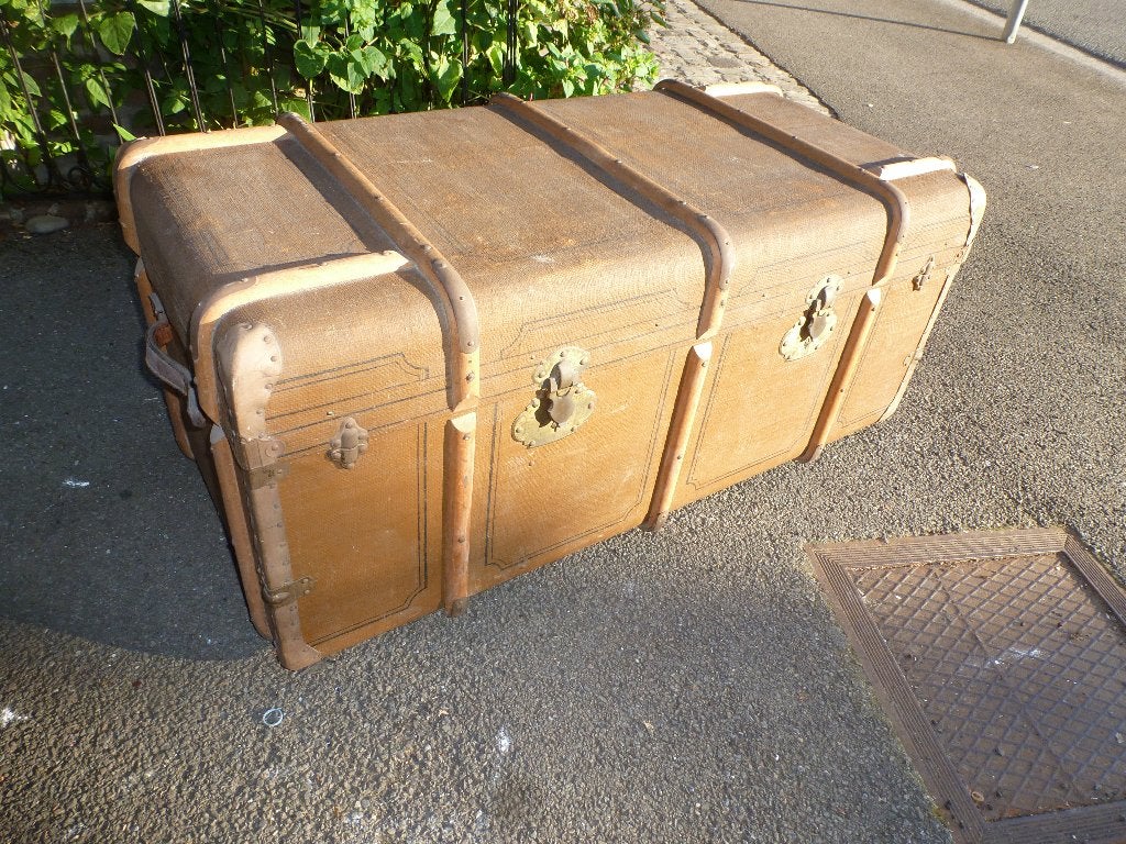 ancien coffre, malle de voyage, Antiquités & Art, Enlèvement
