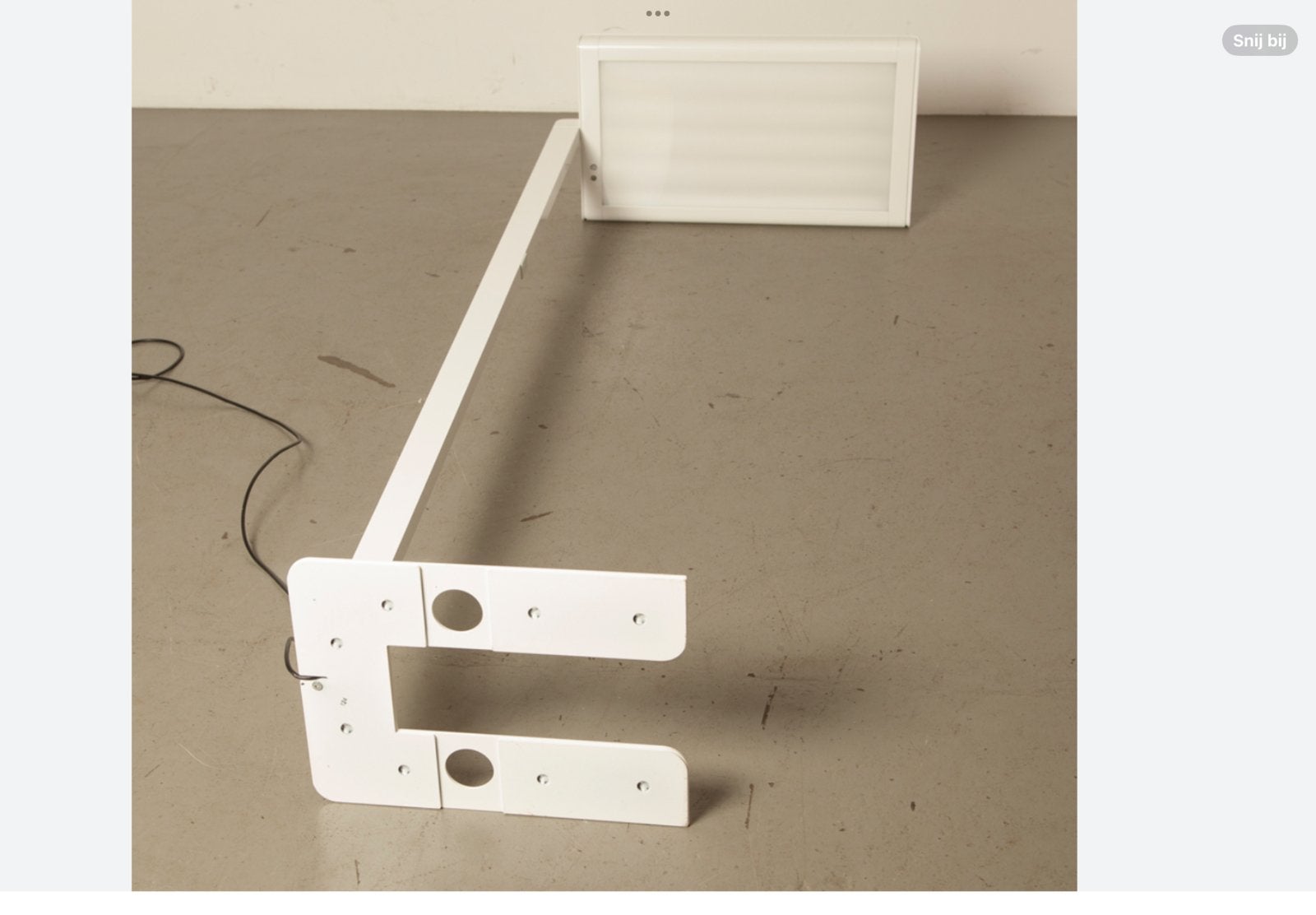 Zumtobel design vloerlamp, Ophalen, Zo goed als nieuw
