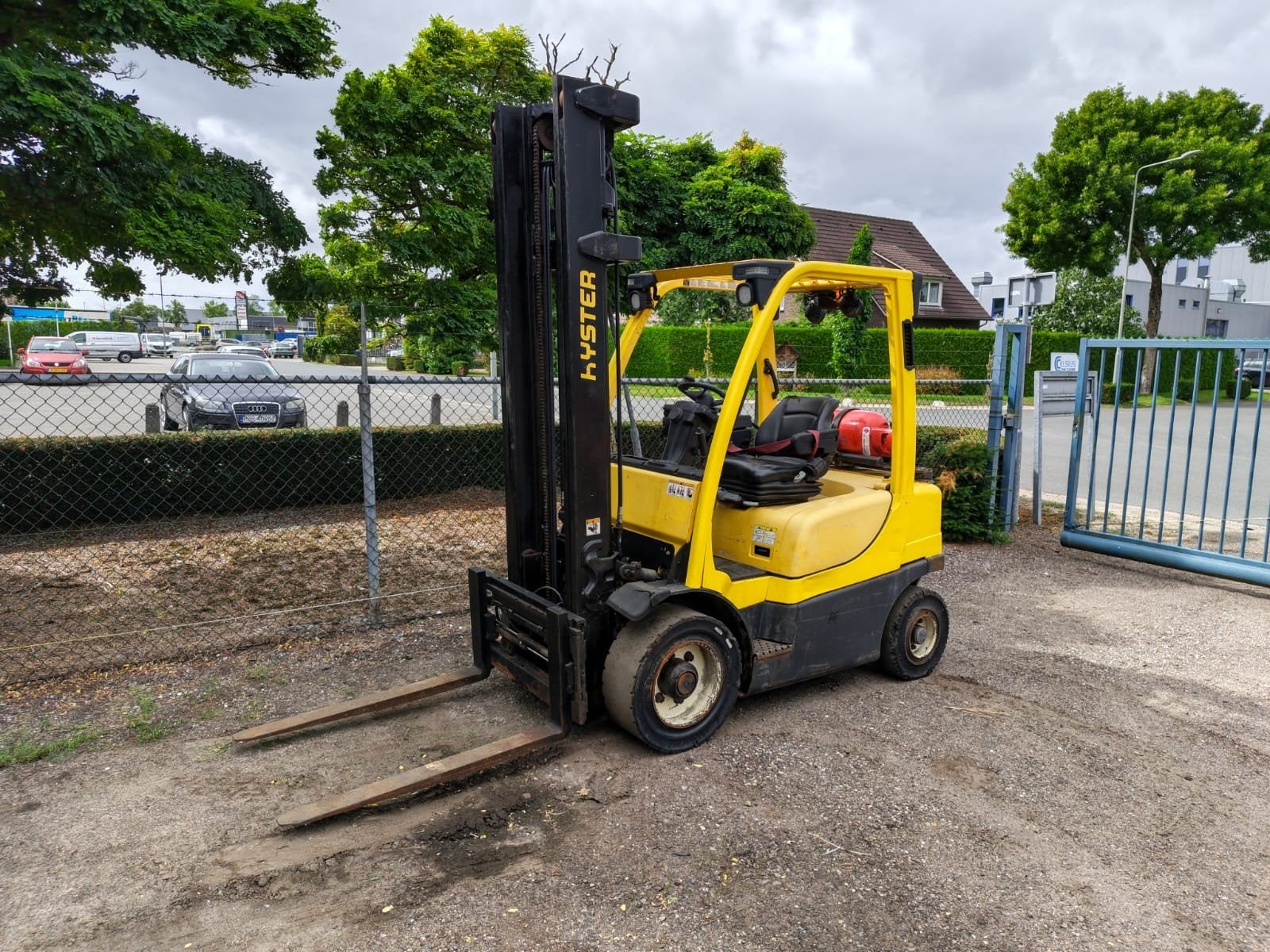 HYSTER H 2.0 HEFTRUCK,VORKENVERSTELLER, WEEGSYSTEEM!!!, LPG, Heftruck, Ophalen of Verzenden, Hyster