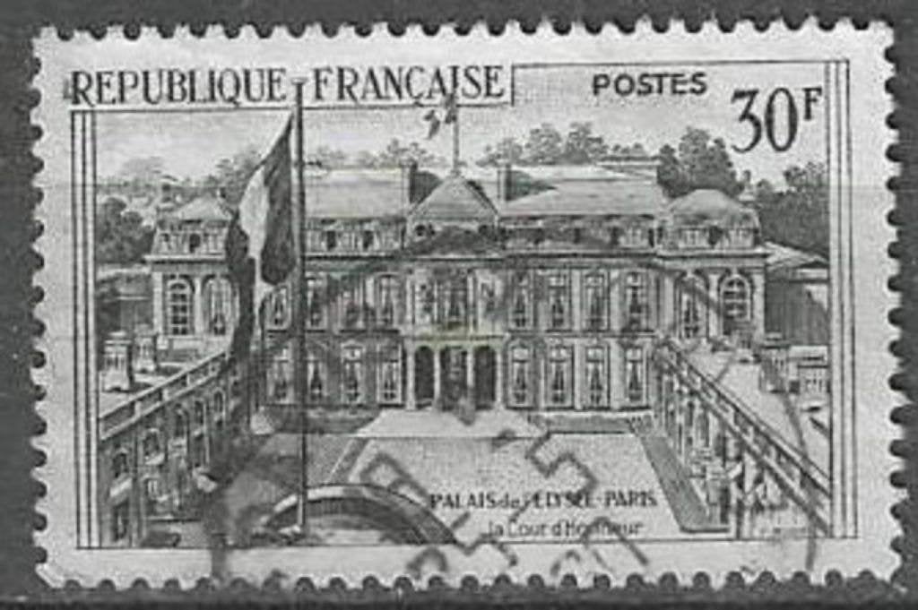 Frankrijk 1959 - Yvert 1192 - Toerisme - Het Elysee (ST), Verzenden, Gestempeld
