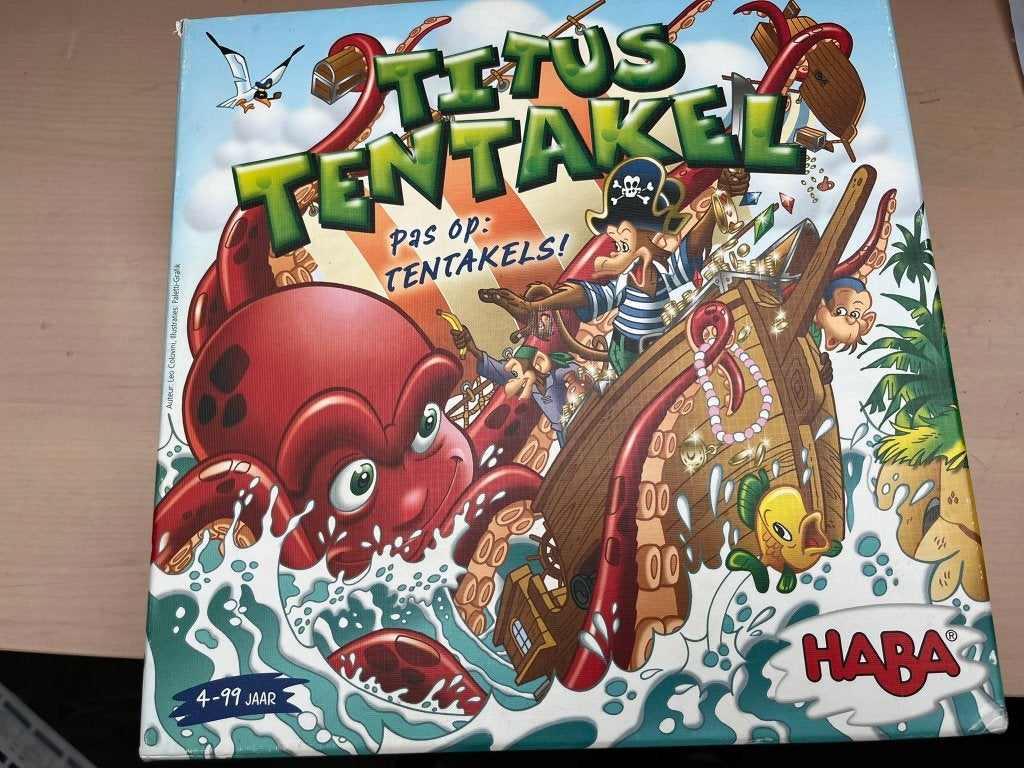 Haba dobbelspel Titus Tentakel, Ophalen, Gebruikt, Puzzelen