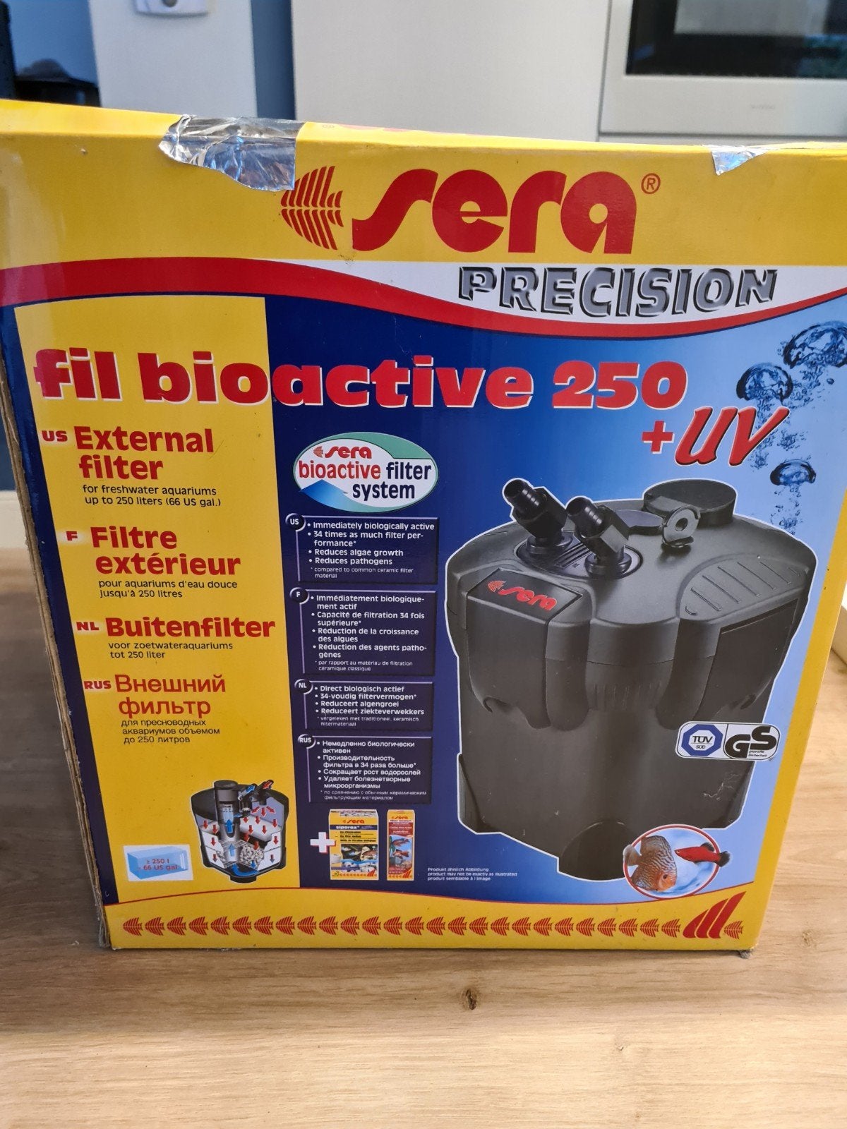 Aquariumfilter ( zoetwater ), Ophalen, Sera