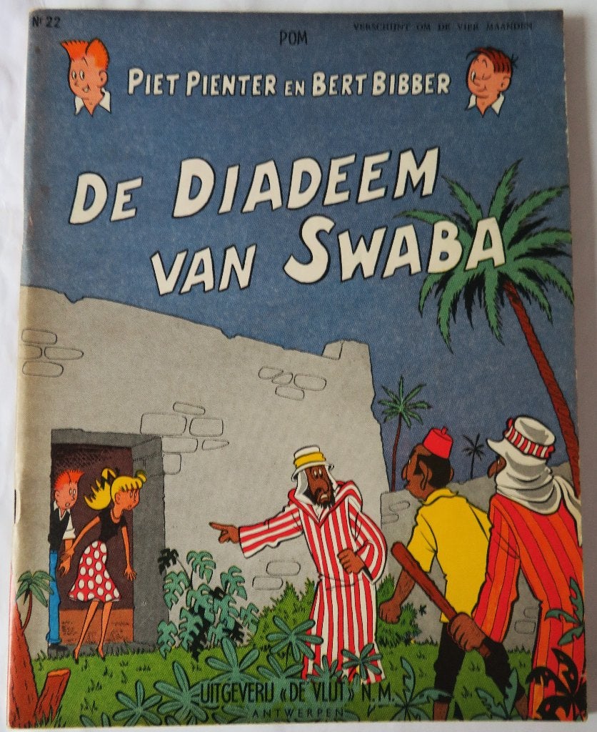 Piet Pienter en Bert Bibber nr 22 eerste druk 1964., Enlèvement ou Envoi, Comme neuf, POM