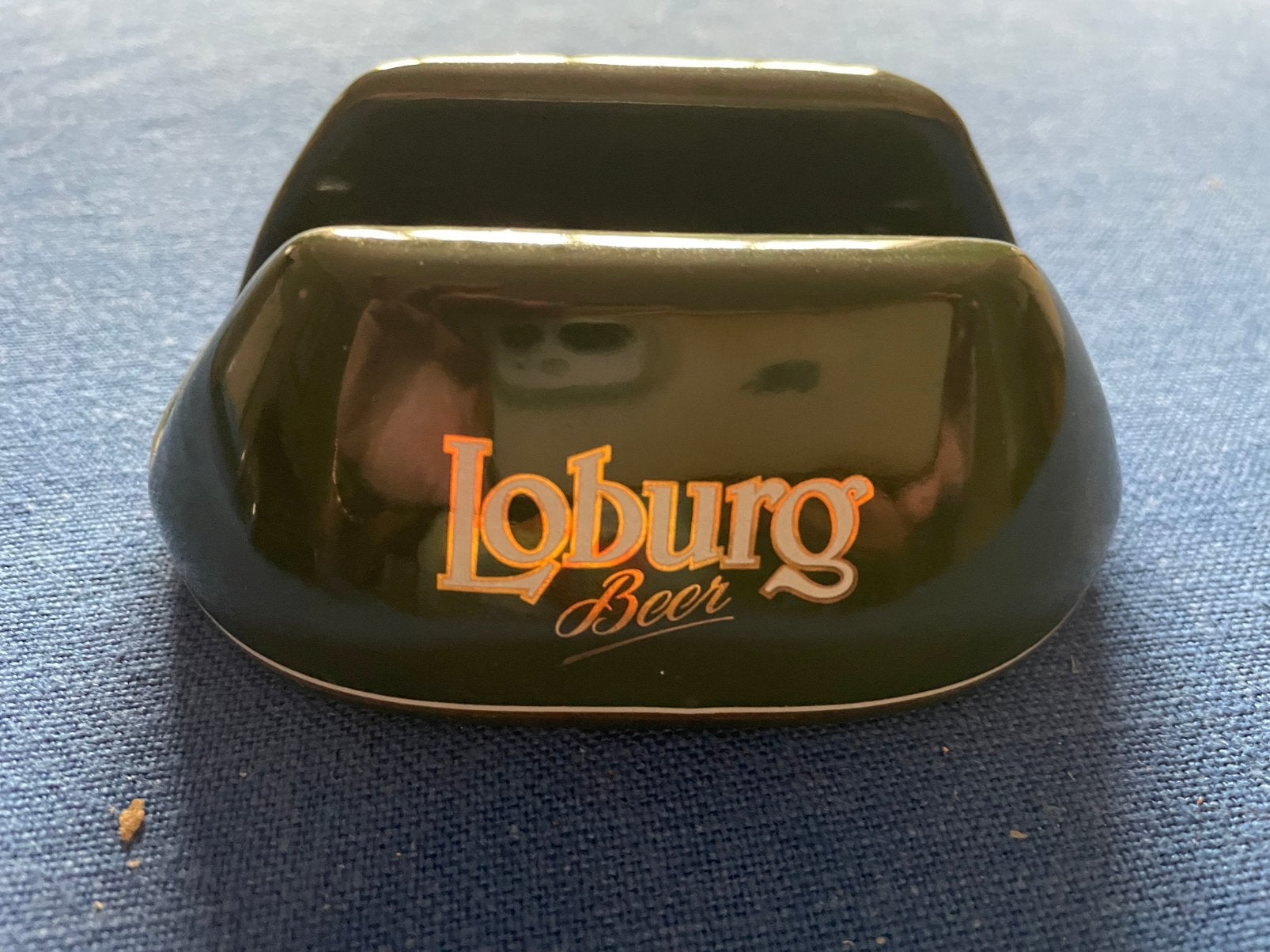 Loburg, bierkaartjeshouder, verzamelobject, Verzamelen, Biermerken, Ophalen of Verzenden, Zo goed als nieuw