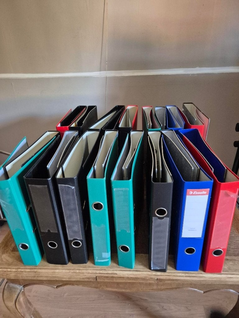 Classeurs Format A4, Enlèvement, Utilisé