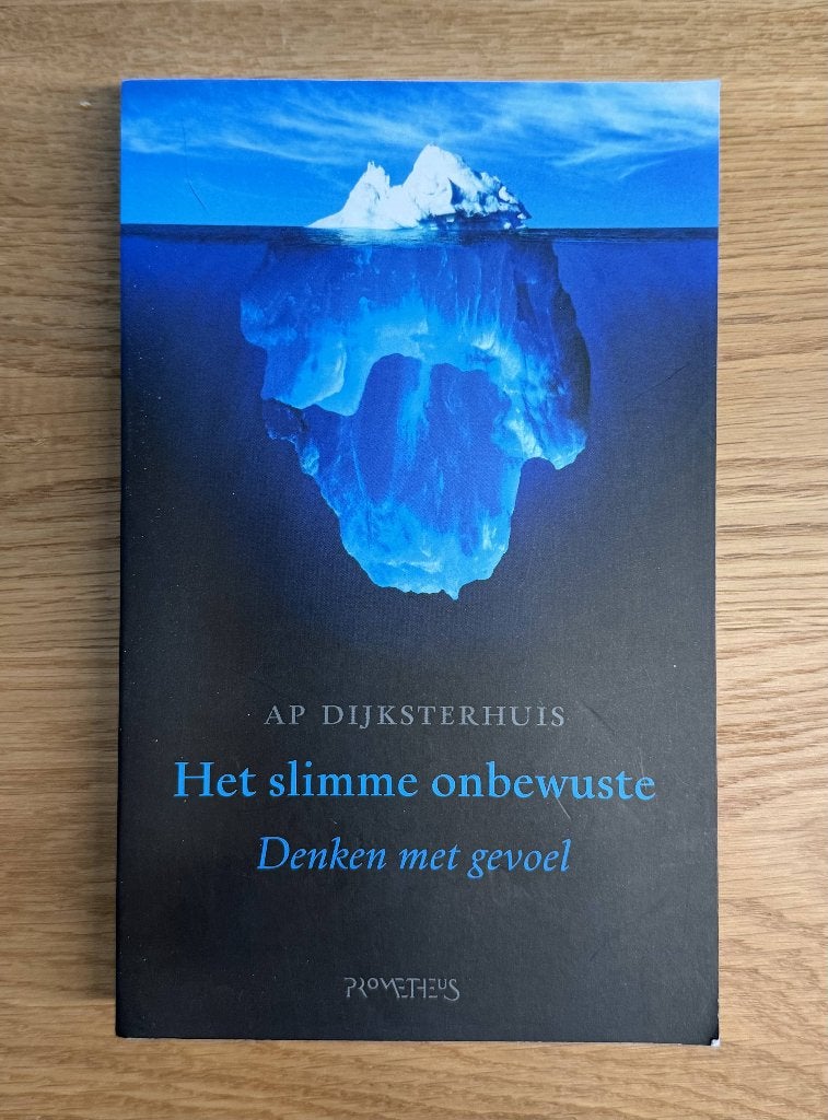 Het slimme onbewuste – Ap Dijksterhuis, Enlèvement ou Envoi, Comme neuf, Autres sujets/thèmes, Ap Dijksterhuis