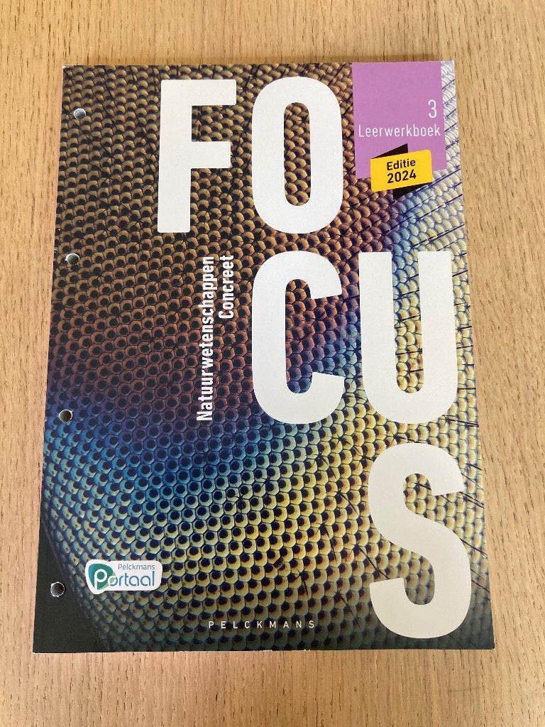 Focus natuurwetenschappen concreet 3, Boeken, Verzenden, Nieuw, Pelckmans, Natuurwetenschap