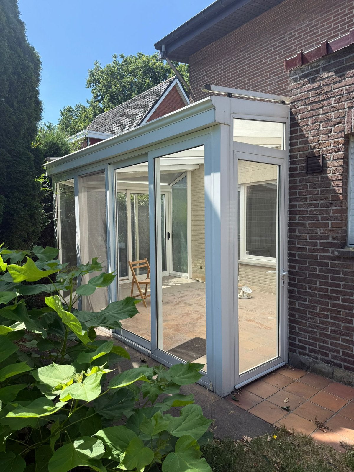 Veranda zelf afbreken, Tuin en Terras, Ophalen, Gebruikt, Kunststof, Overige typen