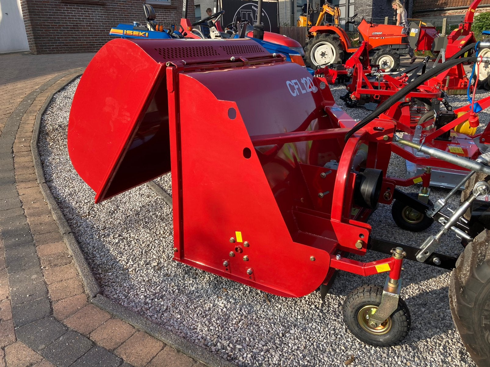 NIEUWE klepelmaaier met opvangbak, hydraulisch ledigen ! Top, Ophalen of Verzenden, Hydraulisch