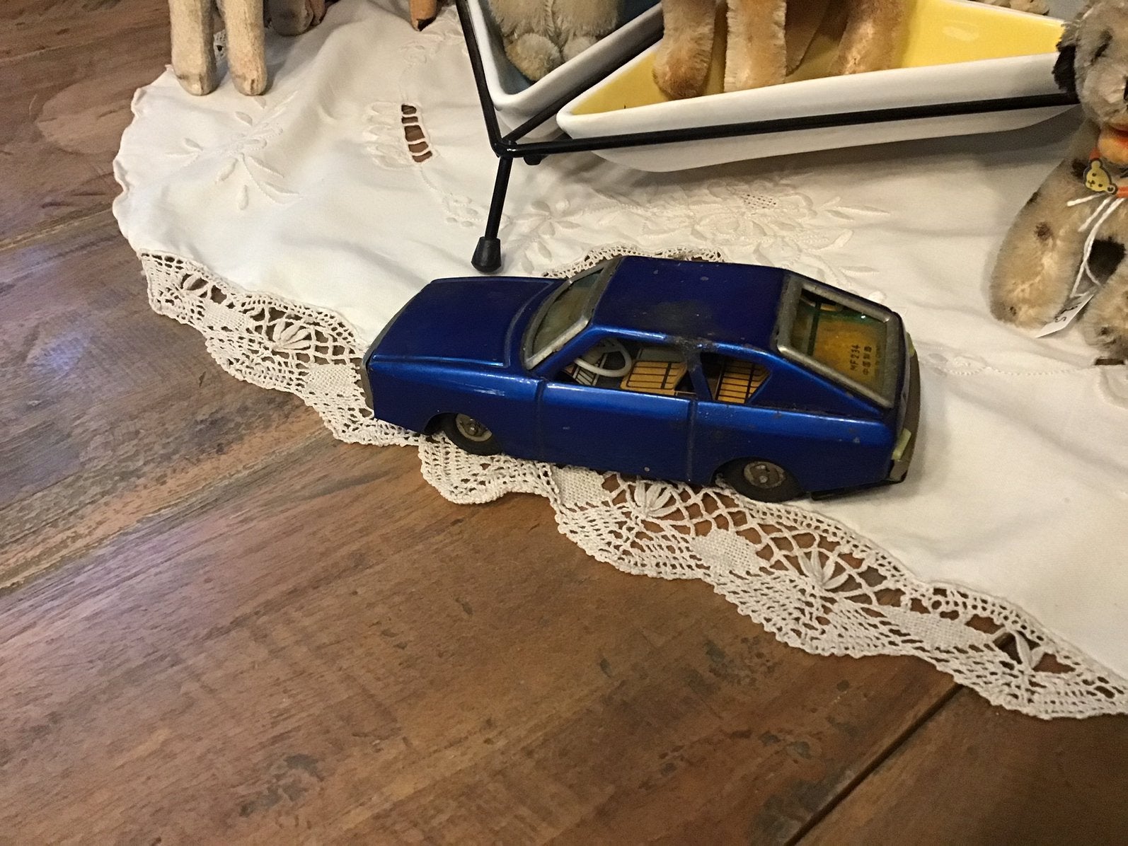 Vintage metalen modelauto, Antiek en Kunst, Ophalen of Verzenden