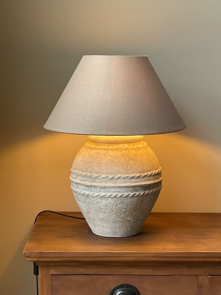 Lamp (dressoir), Met kap, E27 (groot), Zo goed als nieuw, Schemerlamp