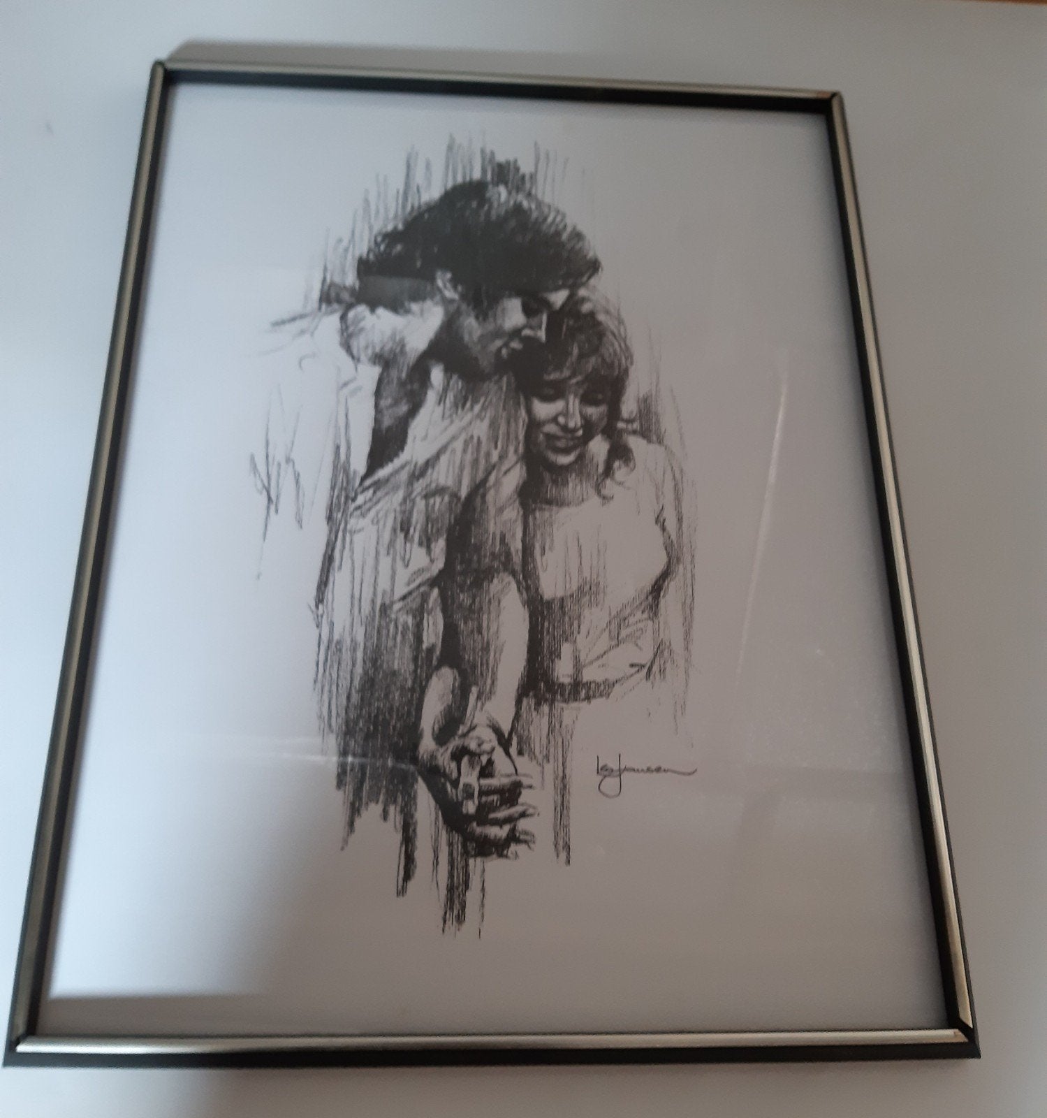 pentekening Leo Jansen, Enlèvement, Dessin à la plume