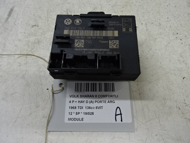 UNITE ELECTRONIQUE Volkswagen Sharan (7N) (7N0959794F), Utilisé, Volkswagen