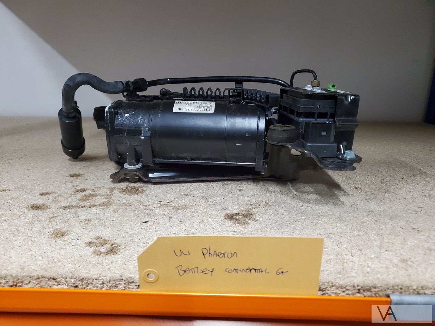 VW Phaeton Bentley Continental compressor luchtvering 02-10, -, Utilisé, Bentley, -