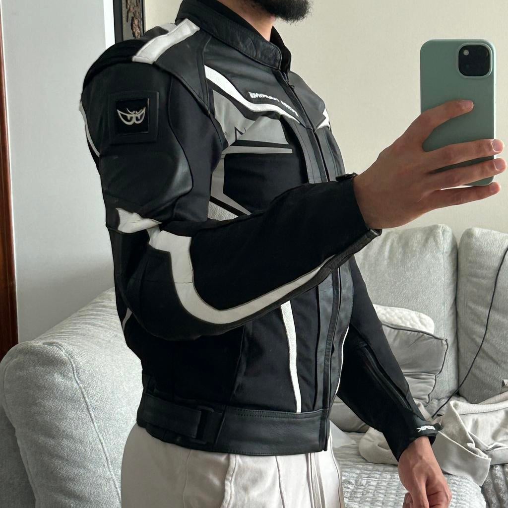 Blouson MOTO cuir noir Berik T48 NEUF !!!!!!, Manteau | cuir, Neuf, sans ticket, Berik, Femmes