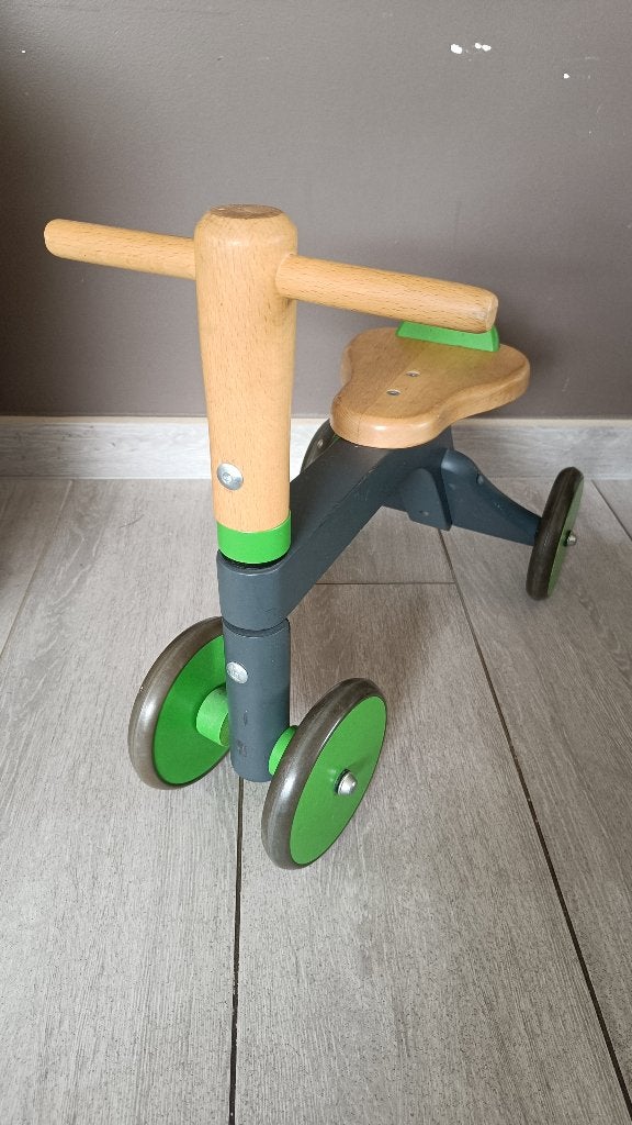 Houten loopfietsje, Kinderen en Baby's, Ophalen, Gebruikt, Rij- of Hobbelspeelgoed