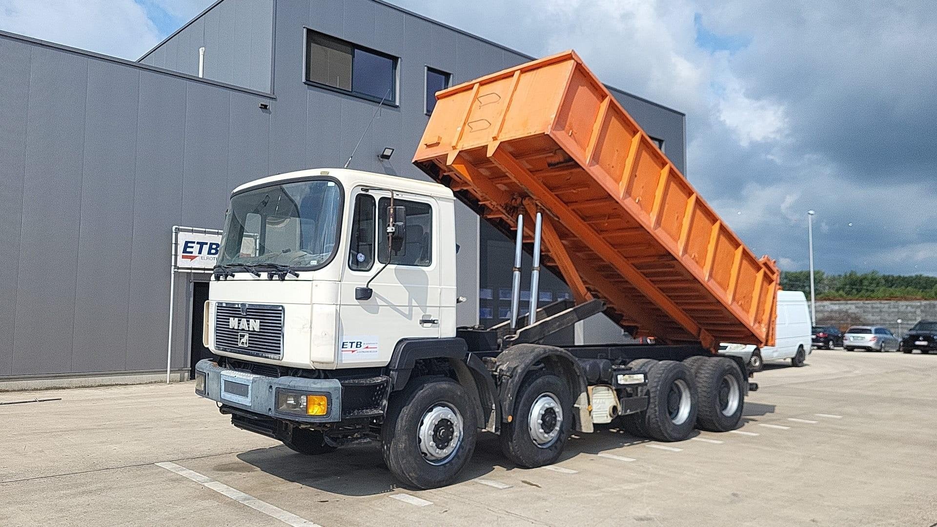 MAN 32.372 (BIG AXLE / STEEL SUSPENSION / MANUAL PUMP / 6 CY, Achat, Entreprise, Boîte manuelle, 372 ch