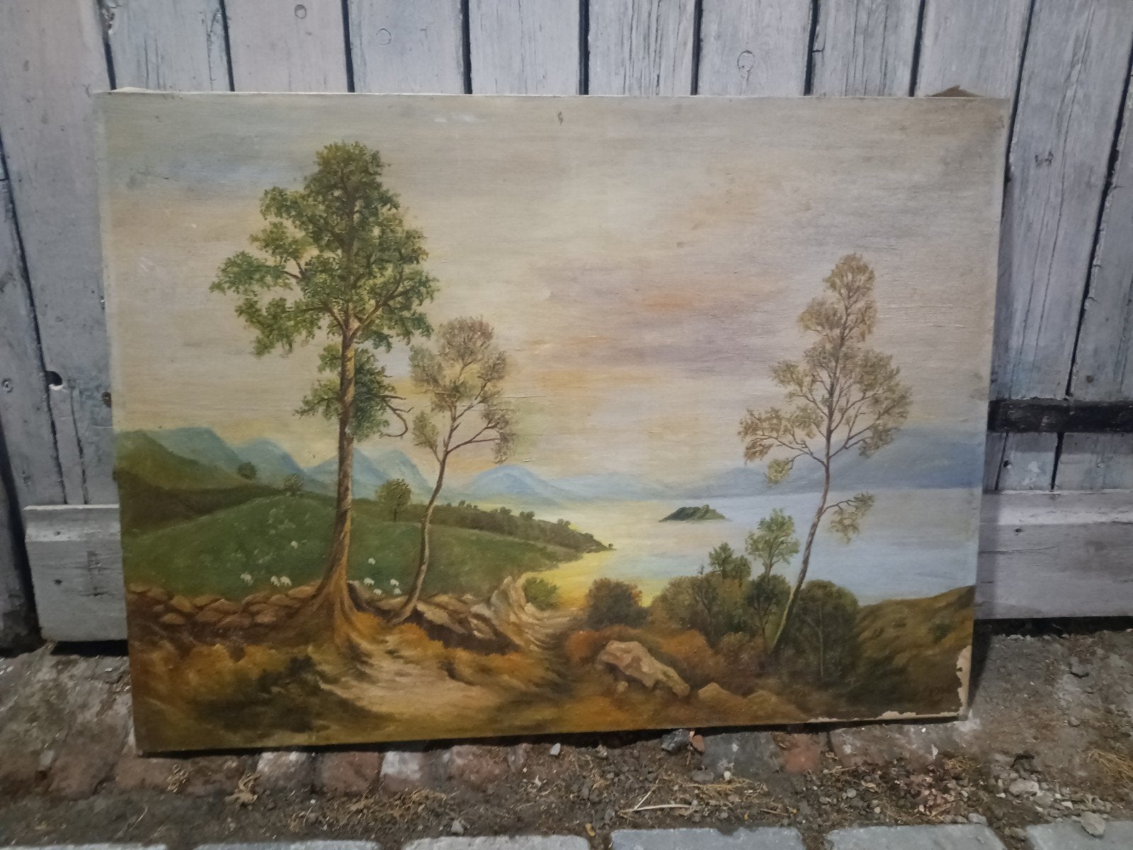 Hudson river school schilderij, Ophalen