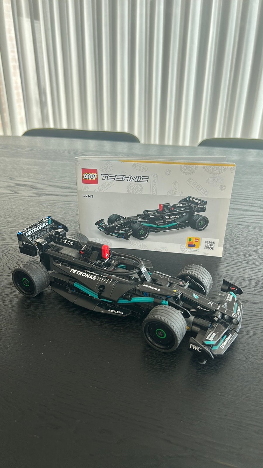 LEGO Technic 42165 Mercedes-AMG F1 W14 Pull-Back met Boekje, Enlèvement, Complet, Lego, Technic