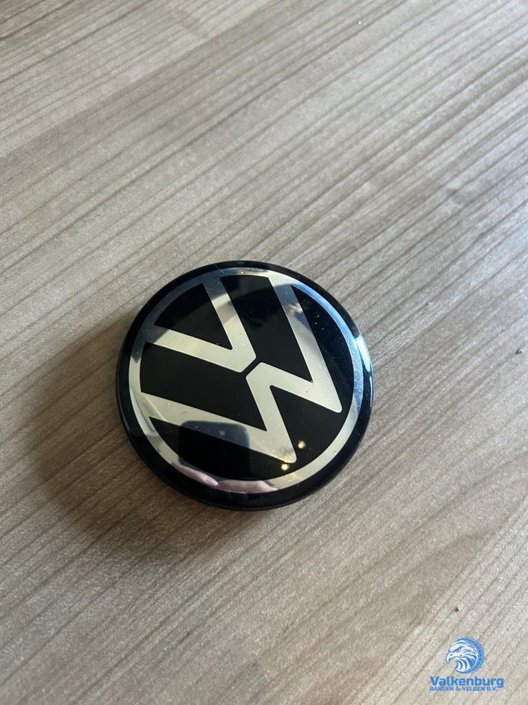 ORIGINELE VW Volkswagen naafkap naafdop zwart, -, -, Utilisé, -