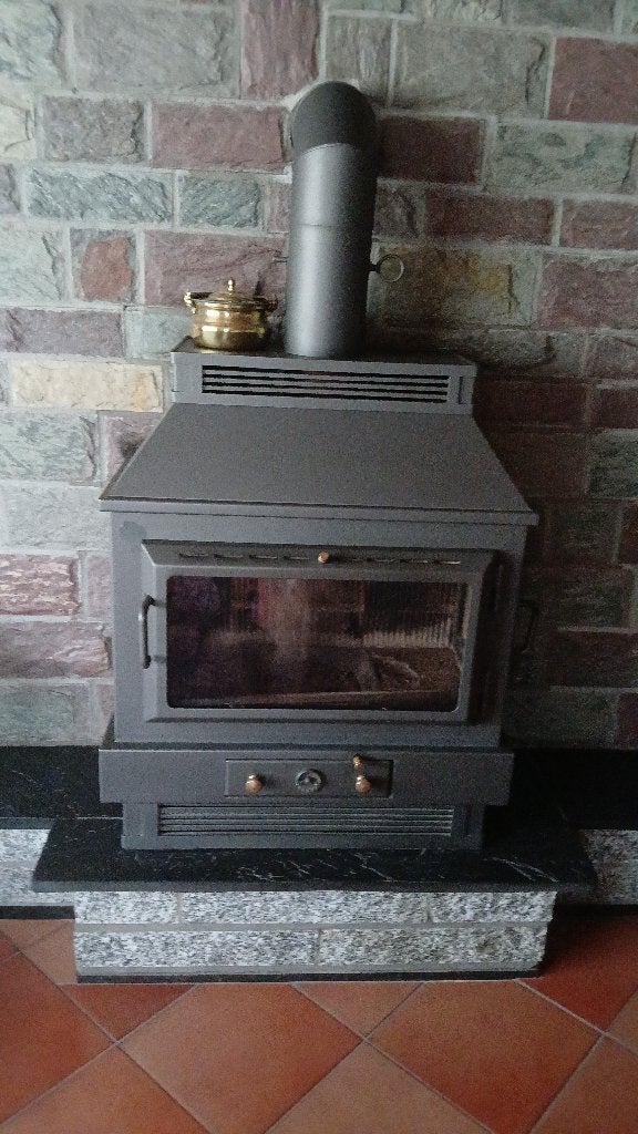 Houtkachel Webra 10kw, Ophalen, Gebruikt, Glas
