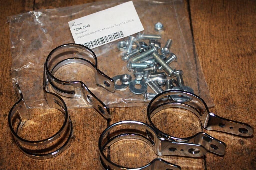 Bevestigingskit Windscherm - 40 - 44 mm - per set, Motoren, Accessoires | Overige, Nieuw, Verzenden