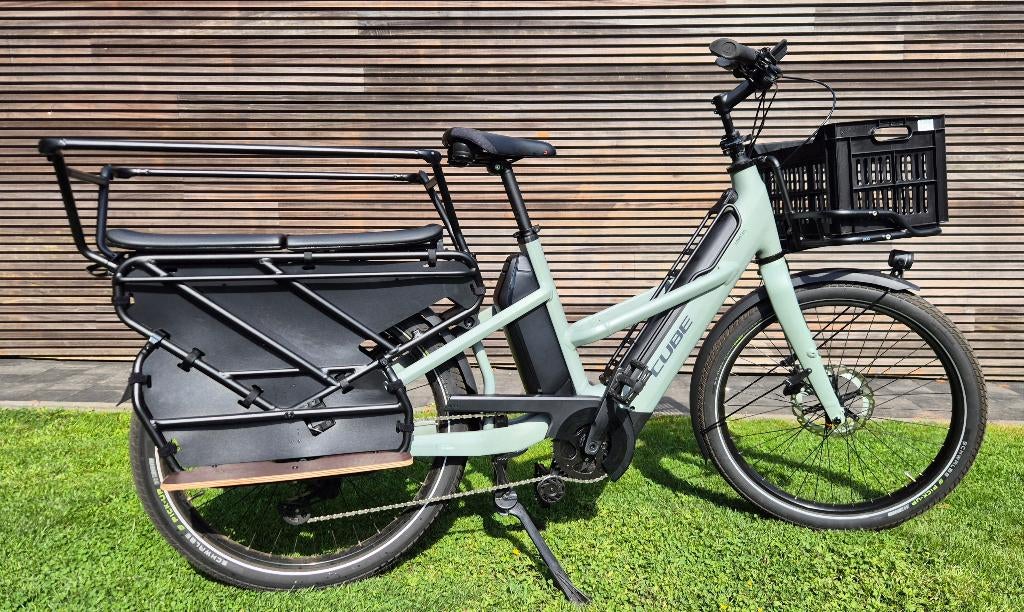 Cube longtail sport hybrid 725 swampgrey, Vélos & Vélomoteurs, Vélos électriques, Comme neuf, Cube, Enlèvement