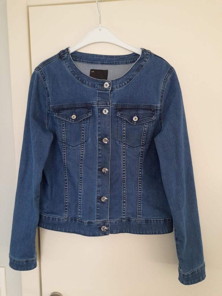 Jeansjasje maat 44, Ophalen, Blauw, JBC, Maat 42/44 (L)