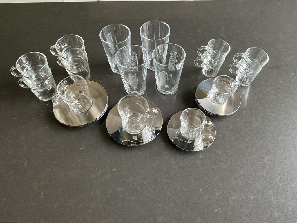 NESPRESSO bekerset, Huis en Inrichting, Keuken | Servies, Zo goed als nieuw, Ophalen of Verzenden