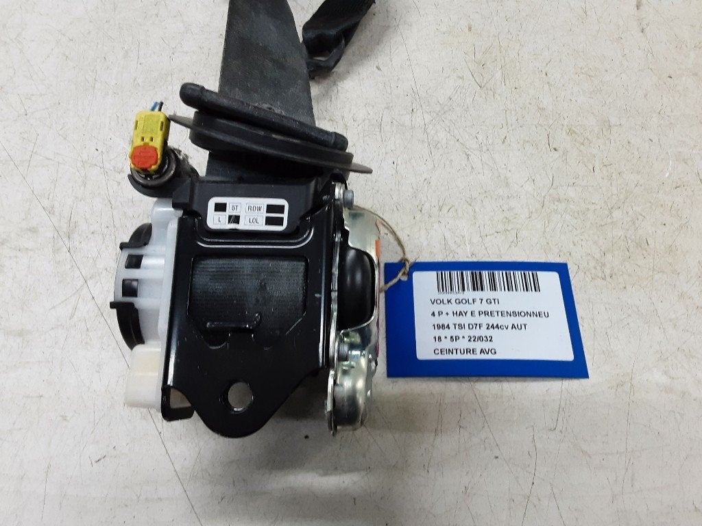 CEINTURE DE SECURITE AVANT GAUCHE Volkswagen Golf VII (AUA), Autos : Pièces & Accessoires, Utilisé, Volkswagen