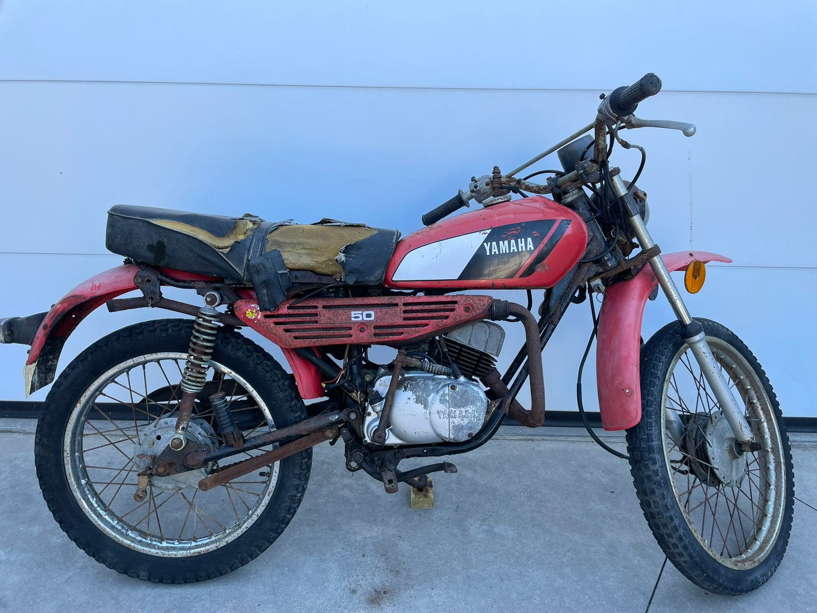Yamaha DT50M restauratieproject (schuurvondst), Ophalen, Yamaha, Klasse B (45 km/u), 4 versnellingen