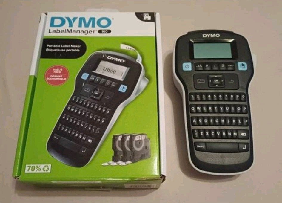 DYMO LabelManager 160 – Labelprinter – Met originele doos, Computers en Software, DYMO, Qwerty, Ophalen of Verzenden, Zo goed als nieuw