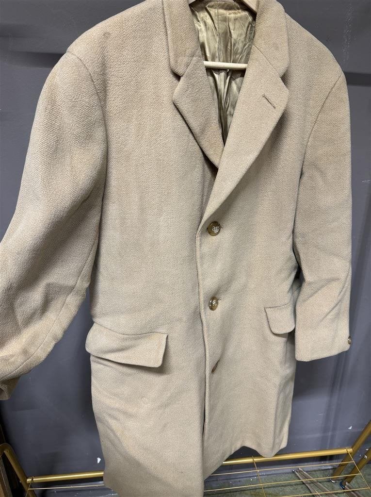 Rackhams vintage Harrods Trench coat heren - XL Camel single, Enlèvement ou Envoi, Comme neuf