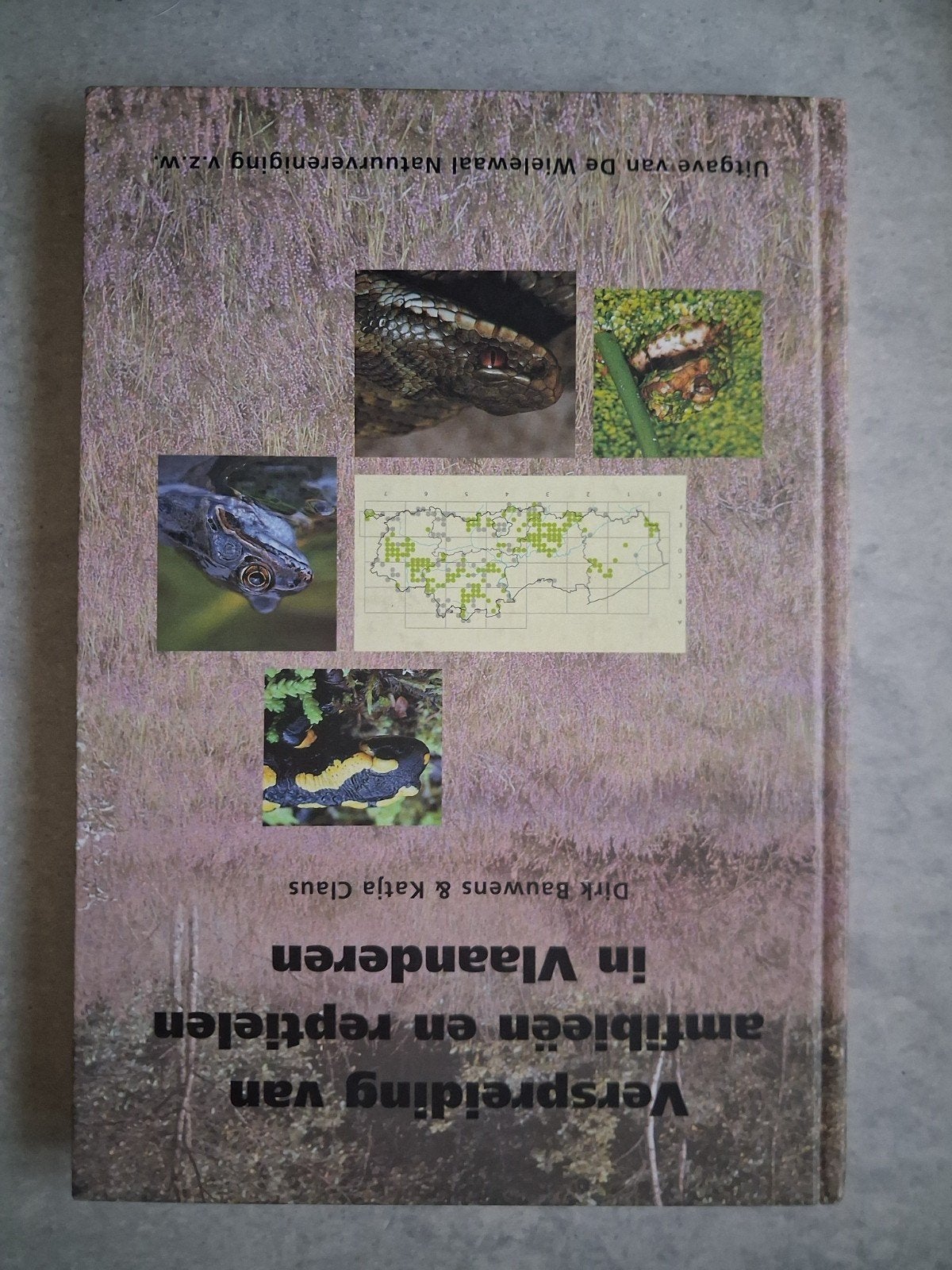 boek: VERSPREIDING VAN AMFÏBIEËN EN REPTIELEN IN VLAANDEREN, Livres, Nature, Enlèvement