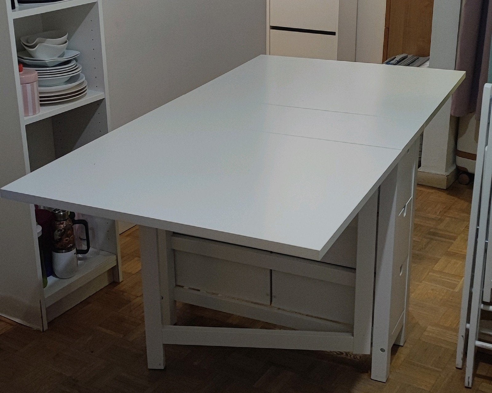 table IKEA Norden, Maison & Meubles, 150 à 200 cm, Cinq personnes ou plus, Comme neuf, Enlèvement