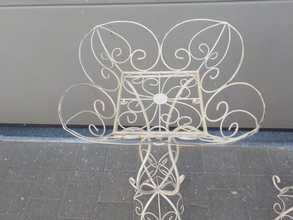 Set van vintage plantenstaanders, Ophalen, Metaal, 60 tot 100 cm