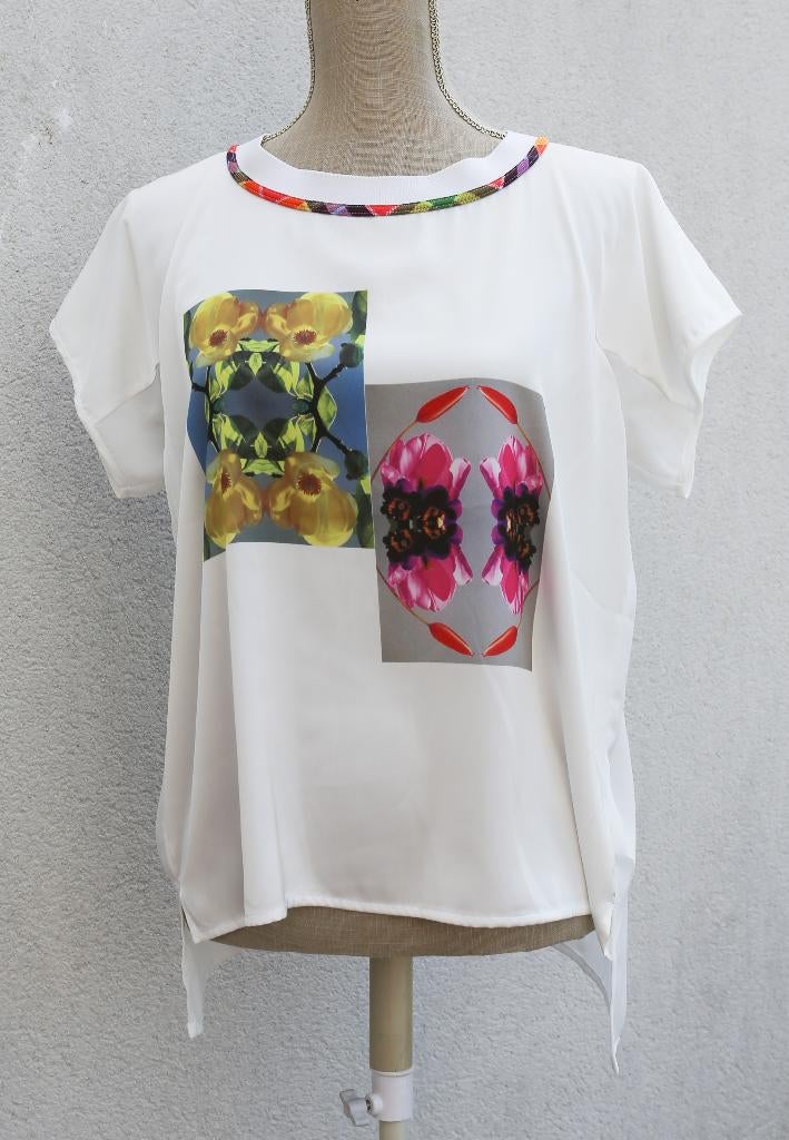 Prachtige nieuwe High Everyday Couture M/L blouse, Kleding | Dames, Maat 38/40 (M), Wit, Nieuw, Ophalen of Verzenden