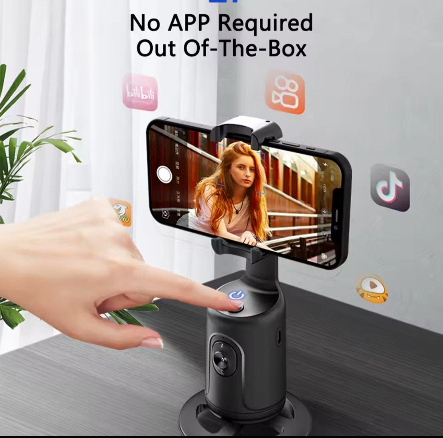 Ai face tracking gsm houder met afstandbediening. NIEUW., Telecommunicatie, Mobiele telefoons | Apple iPhone, Ophalen