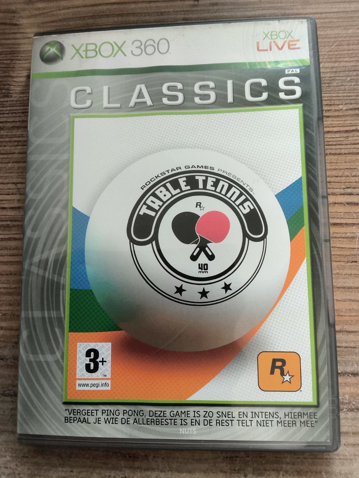 Rockstar Presents Table Tennis - Xbox 360, Games en Spelcomputers, 2 spelers, Ophalen of Verzenden, Zo goed als nieuw, Vanaf 3 jaar