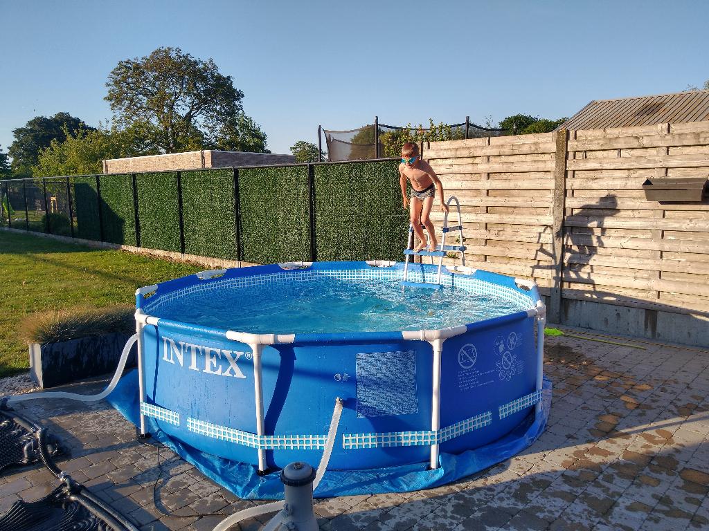 Intex zwembad, Tuin en Terras, Zwembaden, Gebruikt, Opzetzwembad, 80 tot 120 cm, 200 tot 400 cm, 300 cm of meer, Rond, Ophalen