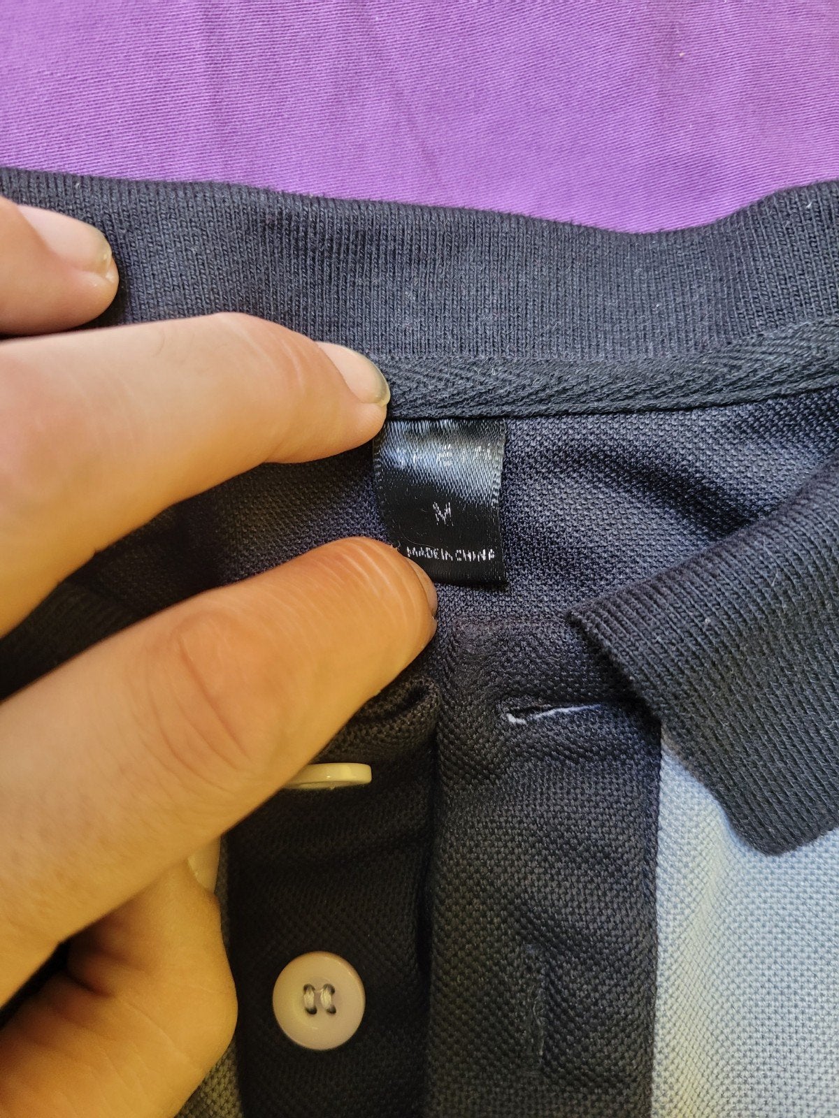 Polo noir/gris pour homme — Balance Sport — Taille M, Gris, Enlèvement ou Envoi, Balance, Comme neuf