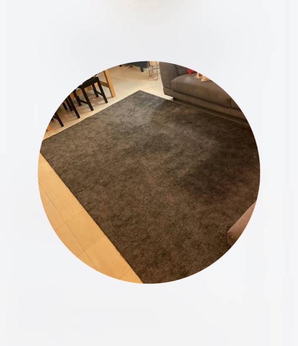 tapis stoense 300x200, Enlèvement, Utilisé, Gris