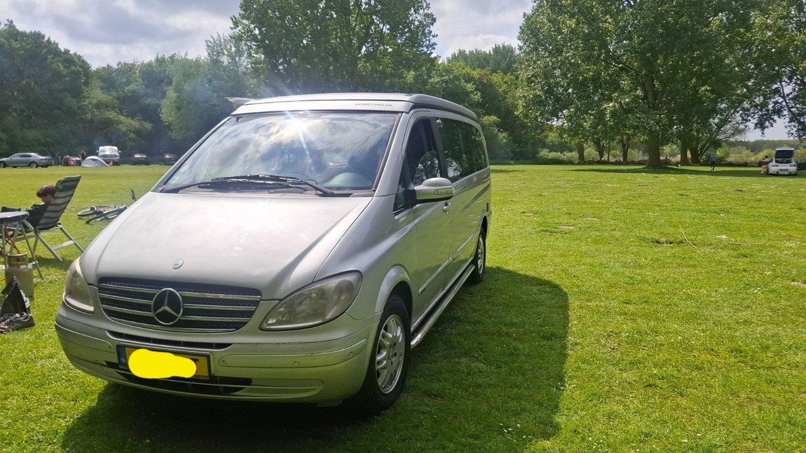 Mercedes westfalia kampeerbus. Uitklapdak. 6 Zitplaatsen,, Caravanes & Camping, Camping-cars, Particulier, Chauffage autonome