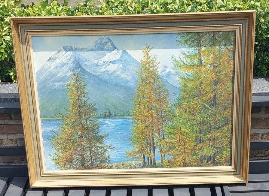 Schilderij/schildersdoek 103 cm x 73 cm, Antiek en Kunst, Kunst | Schilderijen | Klassiek, Ophalen