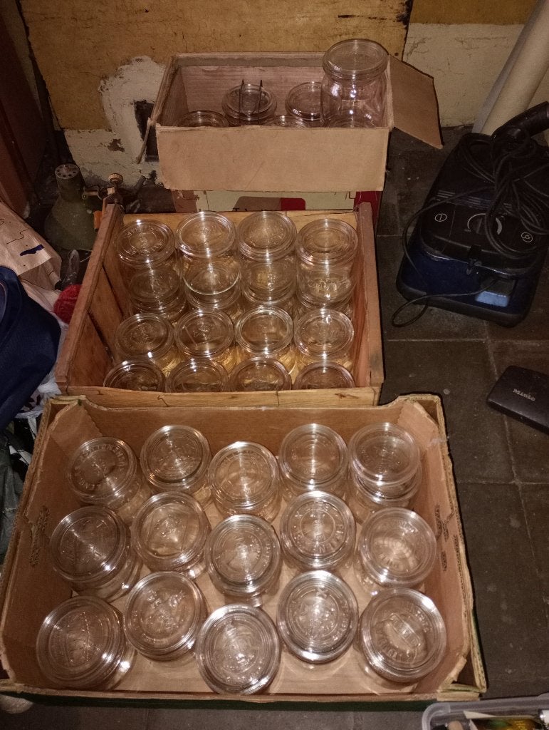 Bocaux de conservation authentiques, Verre, Autres marques, Pot de stockage, Comme neuf