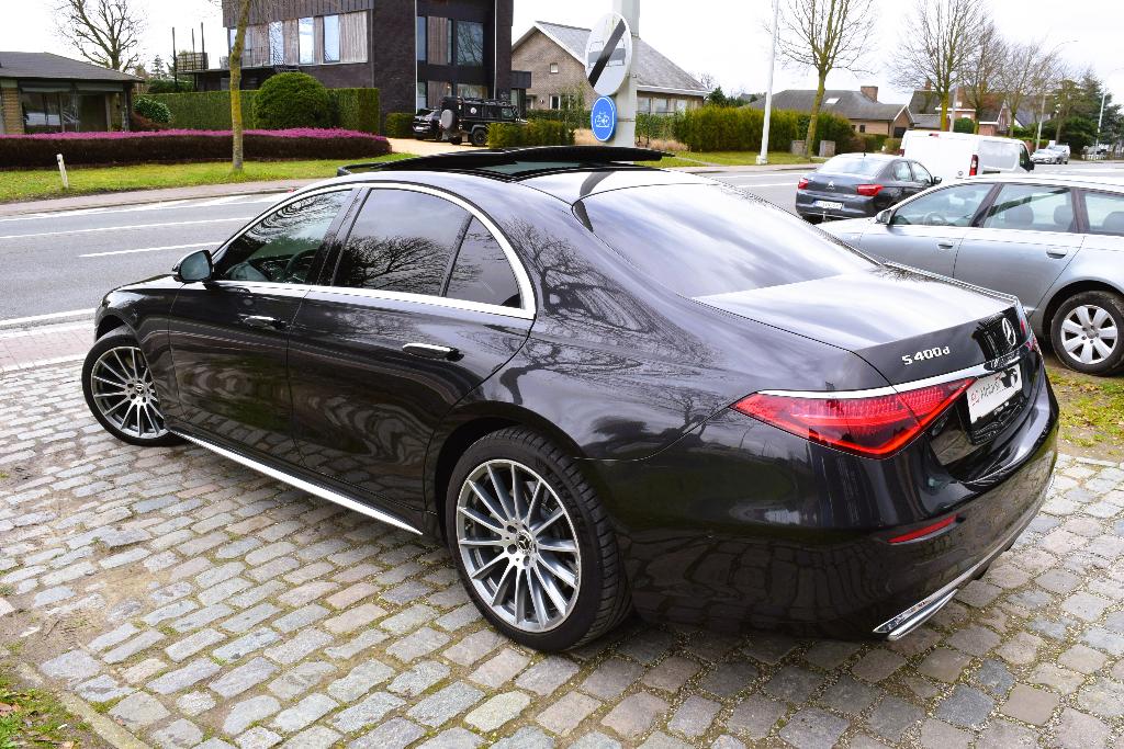 Mercedes S400d 4-Matic/2x AMG LINE/FULL OPTIE/HISTORY, Auto's, Mercedes-Benz, Automaat, 4 deurs, Leder, Bedrijf